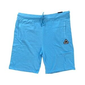 Airwalk Mens Blue Athletic Jogger Sweat Shorts Blue NWT Size 2XL